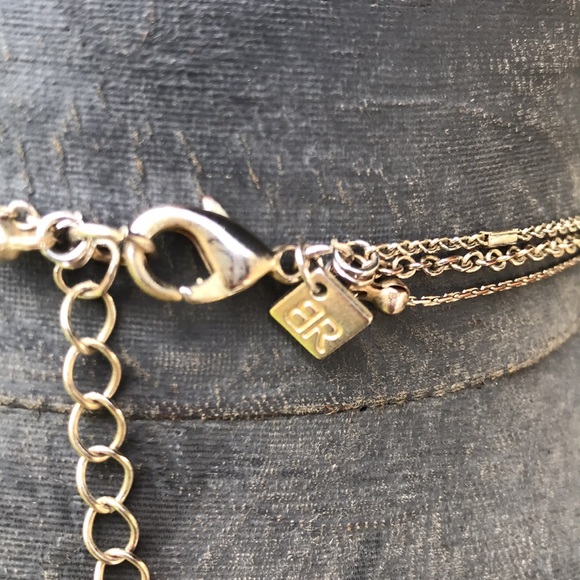 3/$15 Banana Republic Layered Three Strand Necklace - Picture 8 of 9